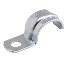 Abrazadera ETM Galvanizada 1 pata 1x 1/2 pulgadas  5 unidades
