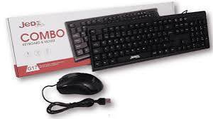 Combo Teclado Usb Jedel G17 Alámbrico Usb Color Negro - Image 3