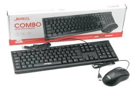 Combo Teclado Usb Jedel G17 Alámbrico Usb Color Negro