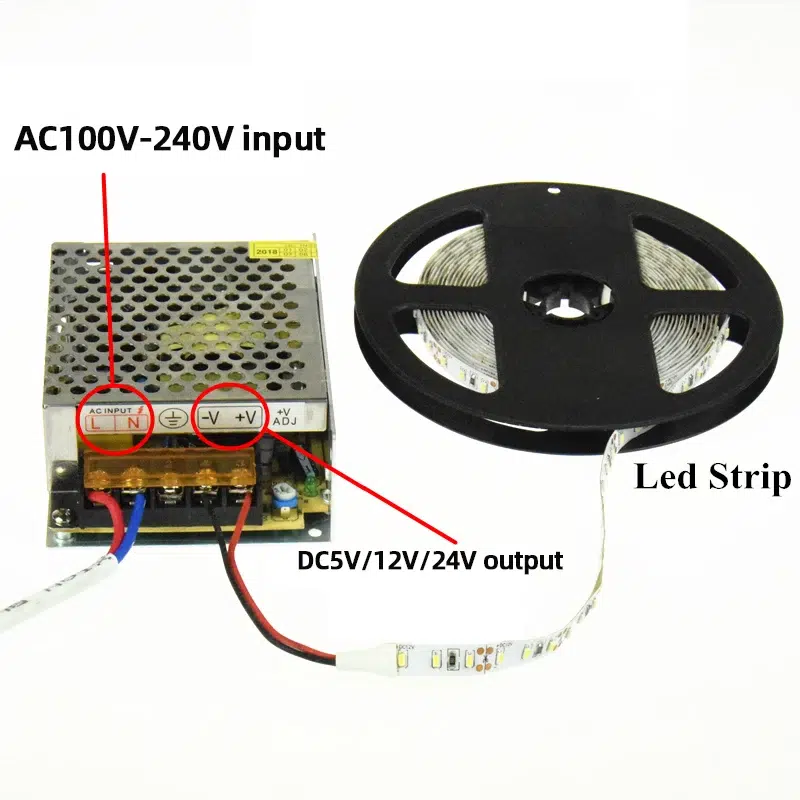 Fuente de alimentación conmutada LED 12V 1.25A 15 vatios convertidor de transformador regulado CA 110V-220V a CC 12 - Image 4
