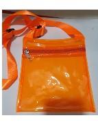 Bandoleros Plástico Color Naranja Para Dama O Niña Trasparente - Image 2