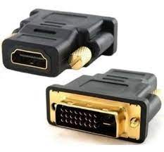 Adaptador Convertidor Dvi-I Macho 24+1 Pines A Hdmi Hembra