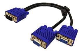 Cable Splitter Vga 1 Macho Y 2 Hembra Wash  Modelo Wcv-43-2
