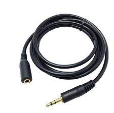 Cable Auxiliar Plus 3.5 Mm Extensión Macho Hembra 1.5  Metros