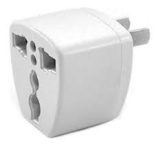 Adaptador Enchufe Corriente Europeo A Americano (3 Pines)