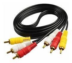 Cable De Audio 3 Rca A 3 Rca Machoa Macho 10 Metros