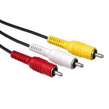 Cable De Audio 3 Rca A 3 Rca Macho Macho 1.5 Metros
