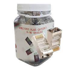 Conector Rj45 Wplus+ Cat6 Blindado 100u