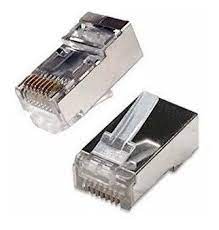 Conectores Rj45 Cat5 Blindado Por Unidades