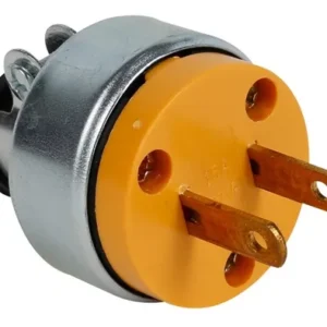 Enchufe Vinil Abrazadera Metal 2x15a. E-300 - Alta calidad y resistencia para una conexión segura y duradera.