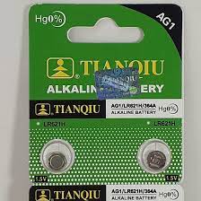 Pilas Baterías Tianqiu Ag1 Blister Ag1 10 Unidades
