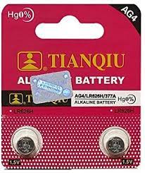 Pilas Baterías Tianqiu Ag4 Blíster Ag4 10 Unidades