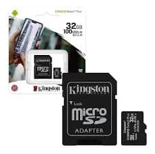 Micro Sd 32gb Kingston Memoria Canvas Clase 10 100mb/s Original