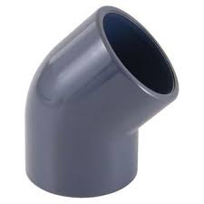 Codo Pvc 45° 1 X 1/2 Pulgada tubrica Alta Presión agua fría