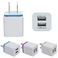 Cargador Tipo Taco USB 5v 2 Salidas 1ª 2.1ª de Pared - Image 2