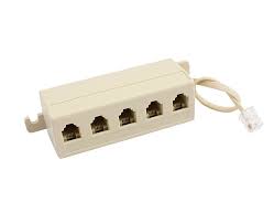 Adaptador Teléfono Rj11 De 1 Entrada Macho A 5 Salidas Hembras - Image 2