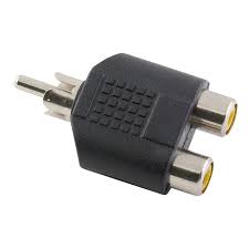 Adaptador Splitter Macho Rca A 2 Rca Hembra
