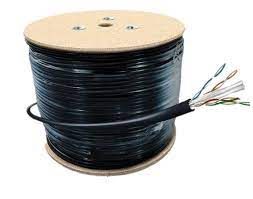Cable Utp Outdoor Cat5e Wire Tech Camaras Redes Lan Cctv Por Metro