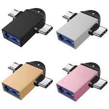 Adaptador Otg tipo C 2 en 1, convertidor Micro Usb Otg, Usb C 3,0,