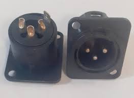 Conector De Chasis Canon Xlr Macho Para Empotrar - Image 2