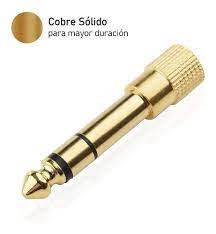 Adaptador O Convertidor Plus 2/4 Estéreo A 3.5 Jack Dorado - Image 4