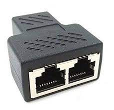 Ethernet Divisor Rj45 Dama 2 Conector Divisor Rj45  Doble