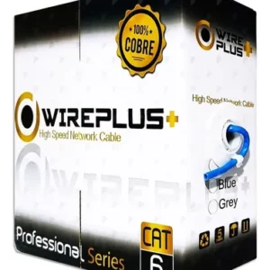 Cable Utp Cat6 305m 100% Cobre Wireplus+ Interiores
