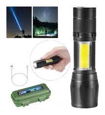 Linterna Tactica Led Recargable X Usb Zoom Aluminio Potente - Image 4