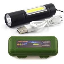 Linterna Tactica Led Recargable X Usb Zoom Aluminio Potente - Image 2