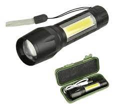 Linterna Tactica Led Recargable X Usb Zoom Aluminio Potente