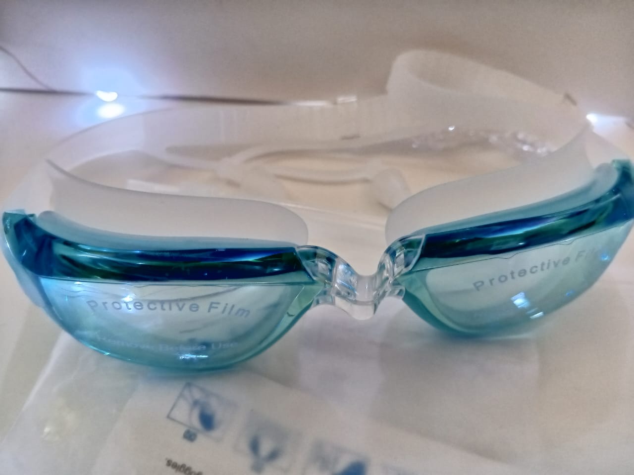 Lentes de natación  para hombres y mujeres gafas de natación de silicona ajustables impermeables - Image 5