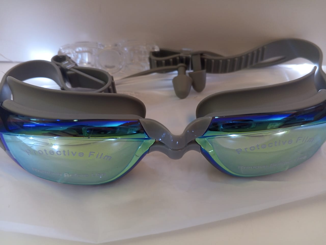 Lentes de natación  para hombres y mujeres gafas de natación de silicona ajustables impermeables - Image 8