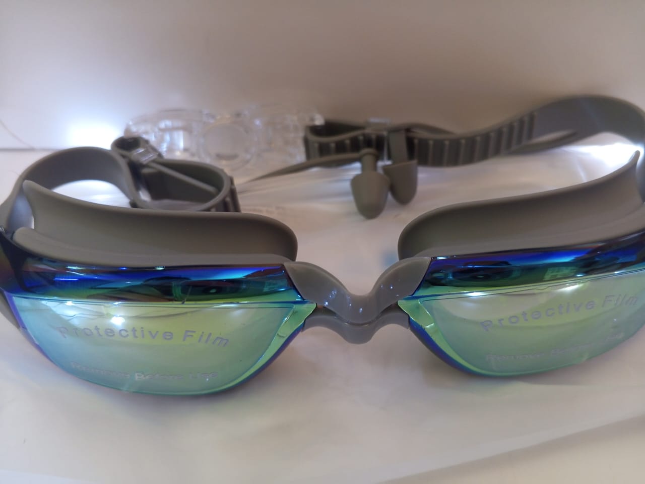 Lentes de natación  para hombres y mujeres gafas de natación de silicona ajustables impermeables - Image 10