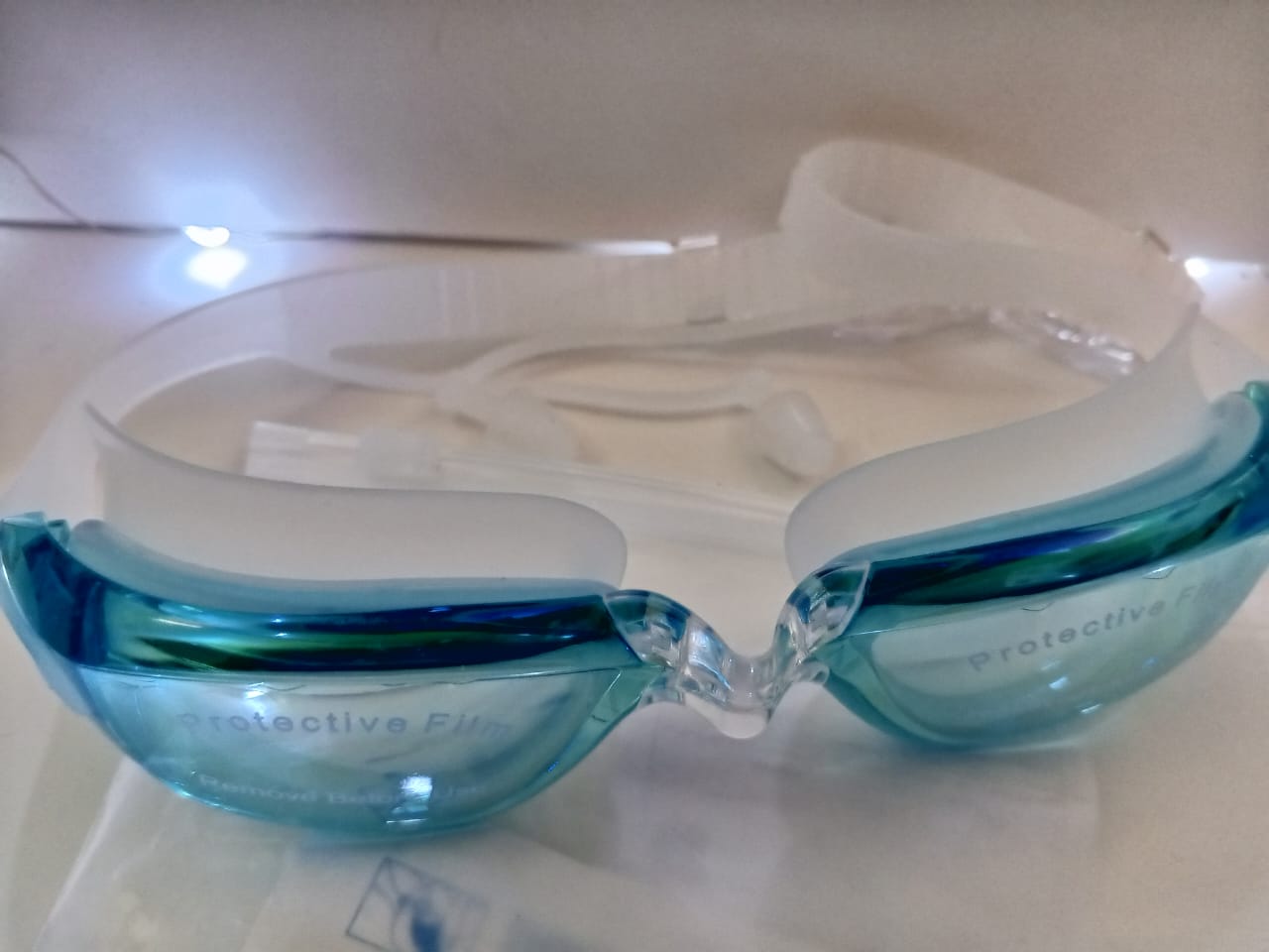 Lentes de natación  para hombres y mujeres gafas de natación de silicona ajustables impermeables - Image 4