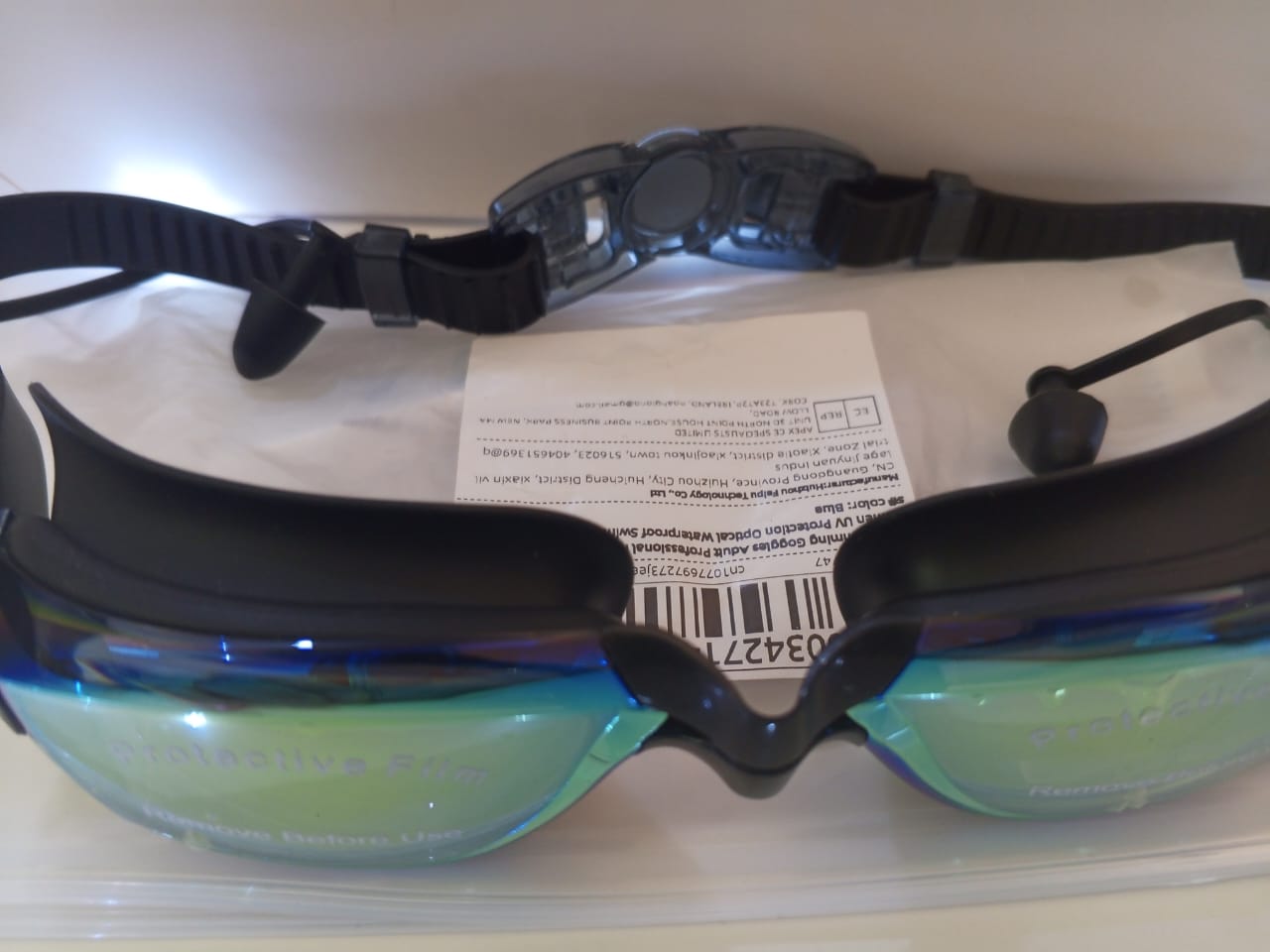 Lentes de natación  para hombres y mujeres gafas de natación de silicona ajustables impermeables - Image 11