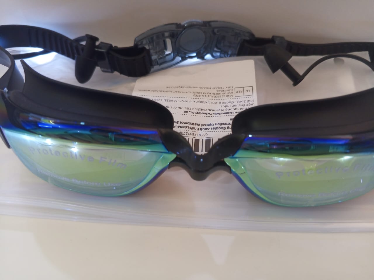 Lentes de natación  para hombres y mujeres gafas de natación de silicona ajustables impermeables