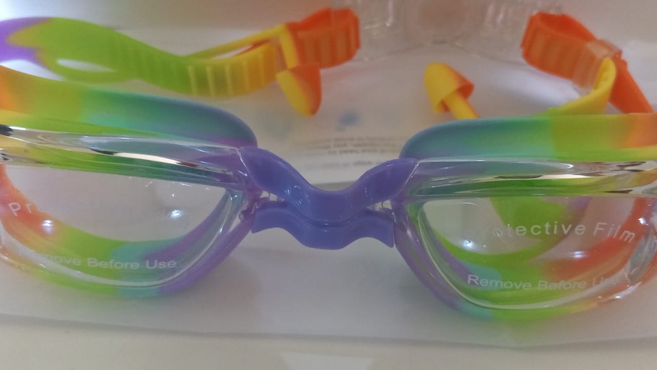 Lentes de natación  para hombres y mujeres gafas de natación de silicona ajustables impermeables - Image 3