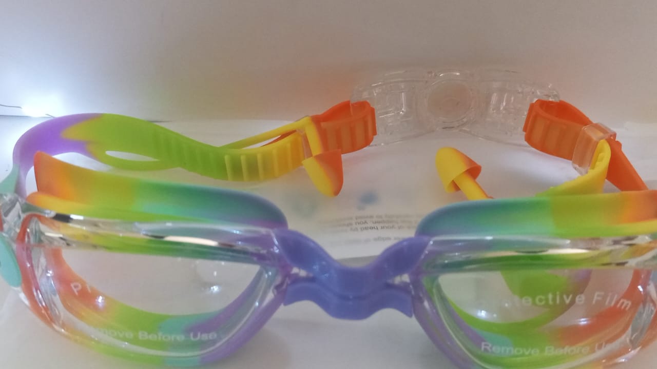 Lentes de natación  para hombres y mujeres gafas de natación de silicona ajustables impermeables - Image 2