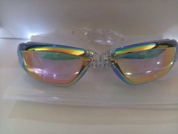 Lentes de natación  para hombres y mujeres gafas de natación de silicona ajustables impermeables - Image 7