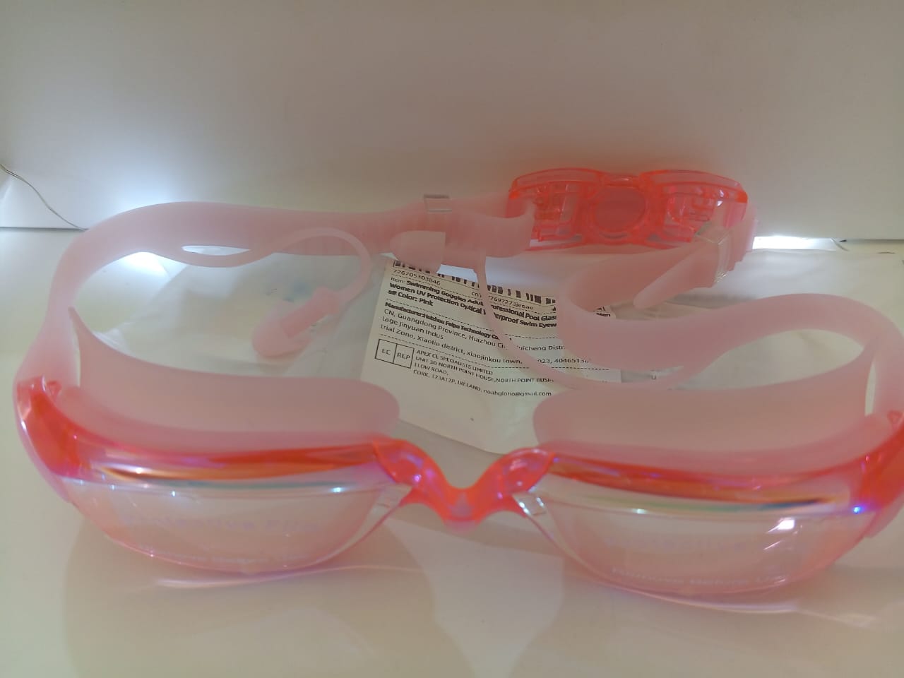Lentes de natación  para hombres y mujeres gafas de natación de silicona ajustables impermeables - Image 6