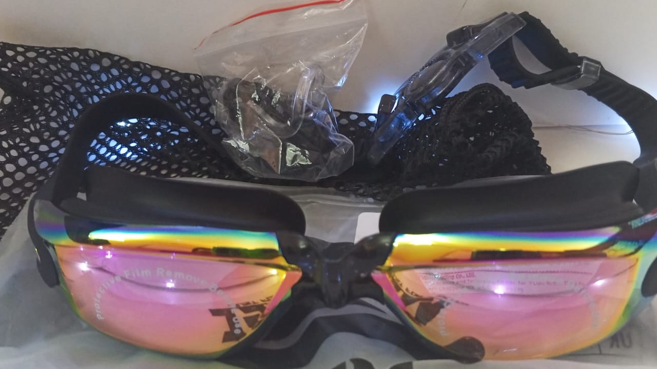Lentes de natacion JSJM protección UV para hombres y mujeres gafas de natación de silicona ajustables impermeables - Image 25