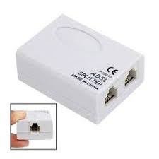 Filtro Adsl Splitter Teléfono Internet Aba Punto De Venta