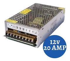 Fuente De Poder Para Cámaras De Seguridad Y Cinta Led 12 V 20 Amp