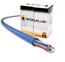 Bobina Cable utp Cat6 Wireplus 100 Metros 70/30 Interiores