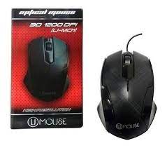 Mouse Optical Usb 3d 1200 Dpi