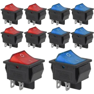 interruptor basculante para barco con luz LED KCD4 16A 250V AC 20A125V AC