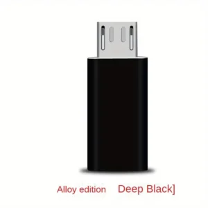 Adaptador de Tipo-C a Micro USB - Convertidor de Carga Rápida y Transferencia de Datos para Teléfonos Android