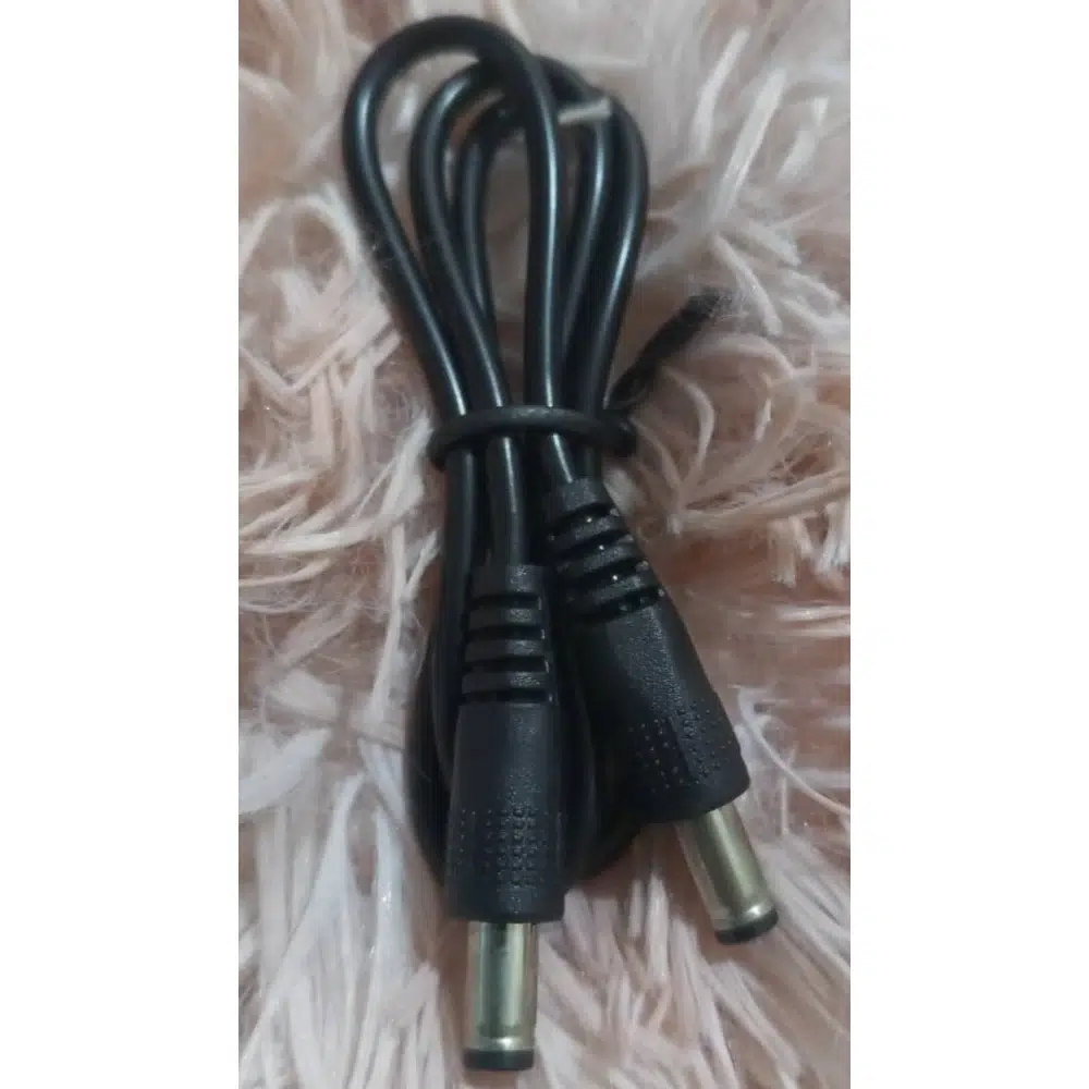 cable de alimentación CC 5,5mm x 2,5mm macho a 5,5mm x 2,5mm macho Cable conector adaptador CCTV DC12V - Image 2