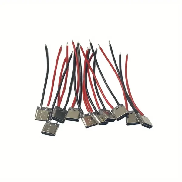 Cable de Carga para Teléfono Móvil con Cabezal Madre de Solderado USB Tipo-C 2P - Image 6