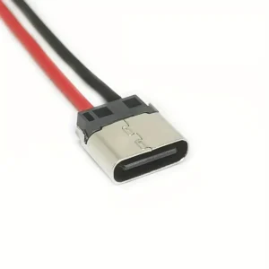 Cable de Carga para Teléfono Móvil con Cabezal Madre de Solderado USB Tipo-C 2P